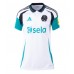 Camiseta Newcastle United Alexander Isak #14 Segunda Equipación Replica 2024-25 para mujer mangas cortas